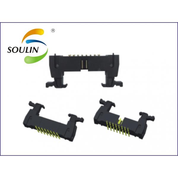 Quality Dual Row H12.95 SMT 2.54 Mm Pin Header Waterproof Right Angle for sale