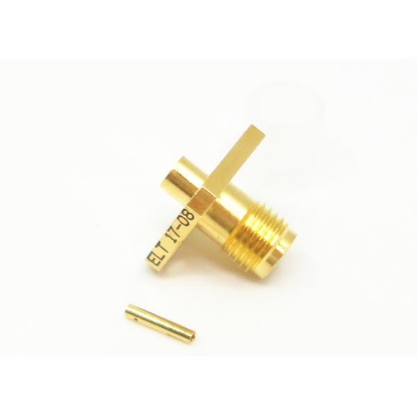 Quality RF Coaxial Cable Connectors Solder Attachment 50Ohm Female SMA Jack Connector for sale