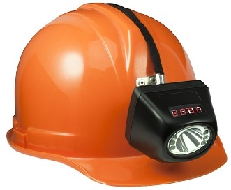 Quality Super Brightness Industrial Lighting Fixture , Cree Coal Miners Helmet Light >120 Lumens for sale