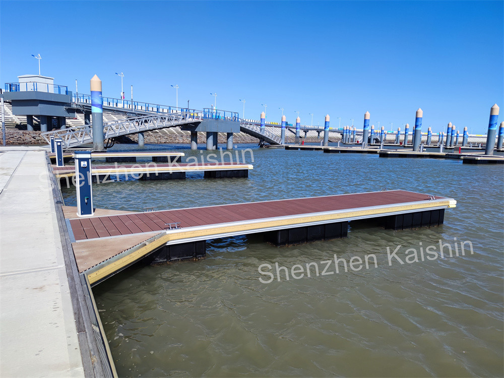 China Marina Aluminum Alloy Floating Dock Walkway Gangway 0.2mm - 15mm Customized factory