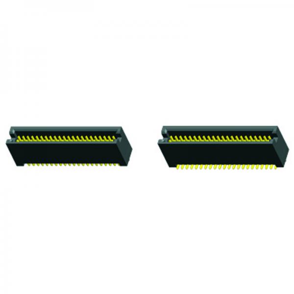 Quality black plastic 1.27 Box Header 50Pin SMT LCP With Diff.Post high temperature for sale