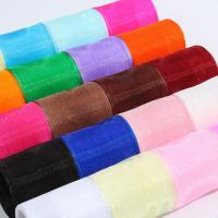 China 2.5cm Polyester Organza Ribbon for DIY bows or Wedding Decoration or Cake Wrapping factory