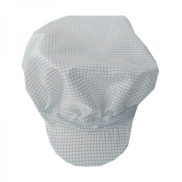 Quality Cleanroom Cap Lint Free Polyester Clean Room Anti Static ESD Cap For Workwear for sale