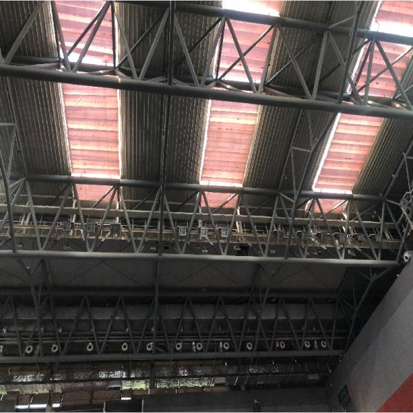 Quality CAD Mild Steel Roof Truss Structure Roof Bending For Sports Stadium for sale