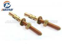 China Round Head Dia M6 - M20 Standard Carbon Steel Wedge Anchor Bolts factory