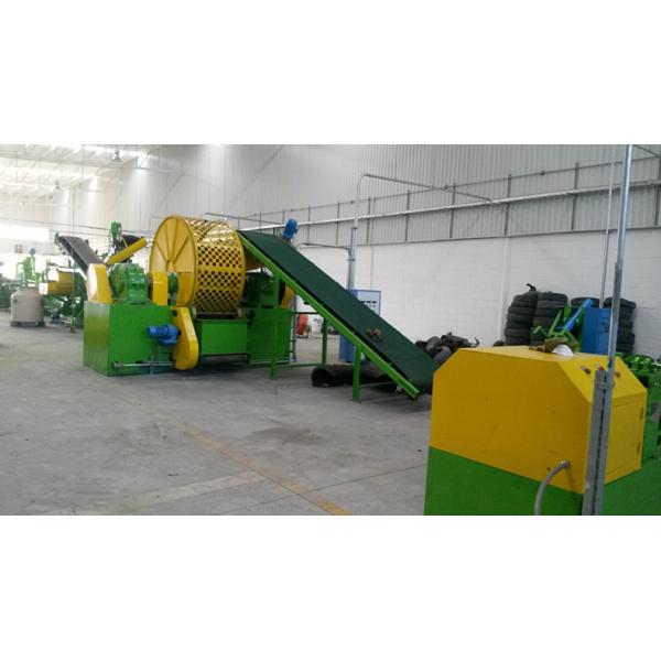 Quality Customized Auto Waste Tire Recycling Machine , Crumb Rubber Machine for sale