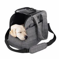 China Polyester / Canvas Puppy Airline Carrier Bag , Soft Sided Dog Crates Airline Approved for sale