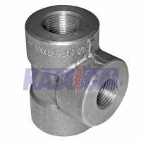 China ASTM A182 F304 ASME B16.11 High Pressure Stainless Steel Forged Threaded (THD) Straight Tee factory