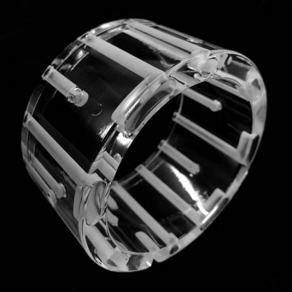 Quality Customization Size Machining Quartz Glass Transparent Fused Quartz Ring With Hole for sale