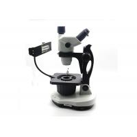 China Laboratory Desktop 10X-67.5X Gem Stereo Microscope with Polariscope system for sale