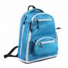 China Trendy Custom Cheer Backpacks / Blue Glitter Backpack With Computer Interlayer factory