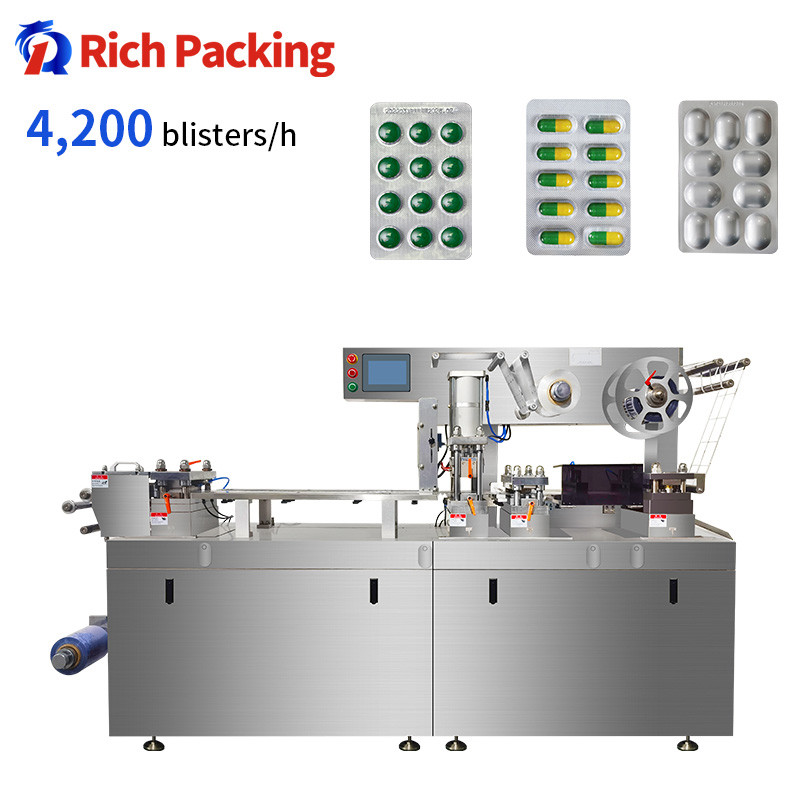 China PVC Alu Blister Packing Machine Automatic Sealing Forming And Packaging Capsule factory
