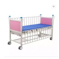 China Manual Hospital Pediatric Bed Two Crank Child Bed With Bed Head Boards factory
