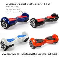 China Smart 2 Wheel Self Balancing Electri SMART SCOOTER CE ROHS 6.5inch bluetooth Marquee for sale