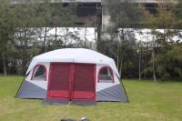 China Two Room And One Hall Outdoor Camping Tent 8 to 10Person Capacity Camping Tent(HT6101) factory