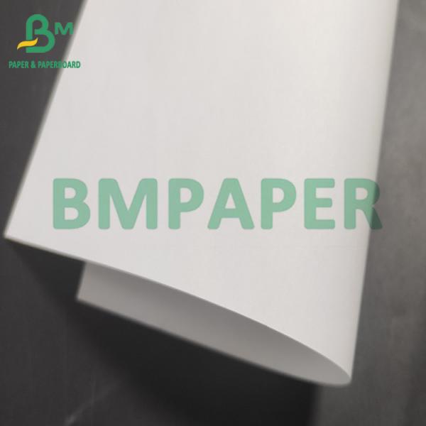 Quality Wood Pulp White Bond Paper Roll , Offset Printing Smooth Uncoated Text Paper 70# for sale