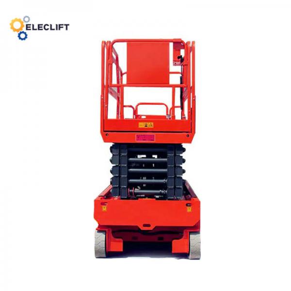 Quality Manual Steering Self Propelled Scissor Lift Table With Emergency Stop Button for sale
