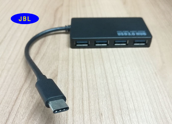 China USB-C products Type C cable hub with USB3.0 Female 4 ports USB-C hub factory
