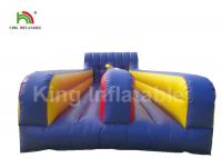 China 0.55mm PVC 2 Lanes Inflatable Bungee Run Race Sport Game With Digital Printing factory