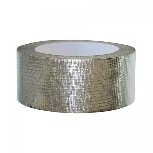 Quality Reinforced Thermal Insulation HVAC Aluminum Foil Tape Laminated Closer PE Mesh Tape for sale