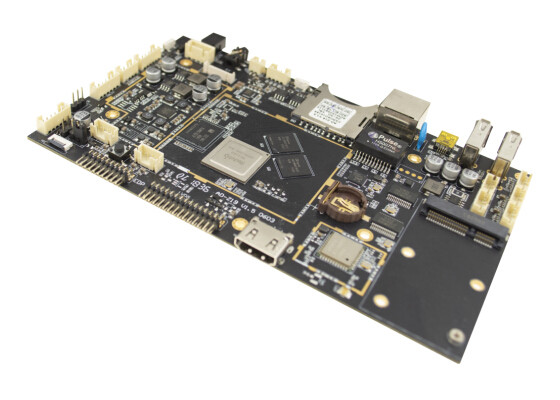 Quality VGA Output Embedded Linux Board RJ45 PoE 2.4G 5G WiFi 3G Module 5 USB Host for sale