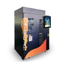 Quality Freshly Squeezed Orange Juice Vending Machine Credit Card / Coins / Notes Acceptors for sale