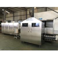 China Horizontal Ice Cream Cone Banane Ki Machine , Wafer Cone Production Line factory