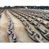 China Heavy Duty Industrial Black Finishing Drop Forge Short Link Chain Steel Galvanized Round Ship Anchor Chain factory