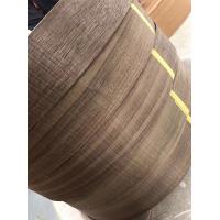 China 12% Moisture Wood Veneer Edge Banding 1mm Walnut Wood Veneer Strips factory