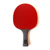 China Professional Table Tennis Rackets 7 Ply Light Balsa Wood Concave Composite Handle Inverted Rubber Sponge 2.0mm factory