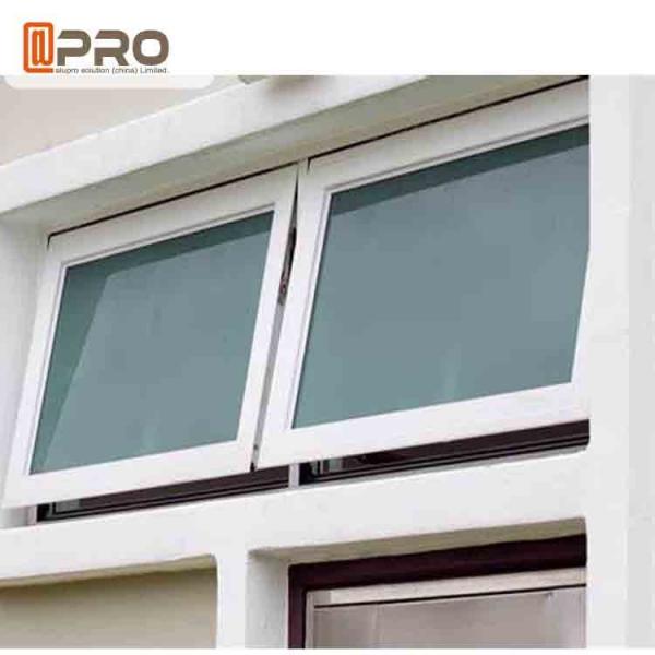 Quality 1.4mm Frame Thickness Metal Awning Windows / Aluminium Single Top Hung Window for sale