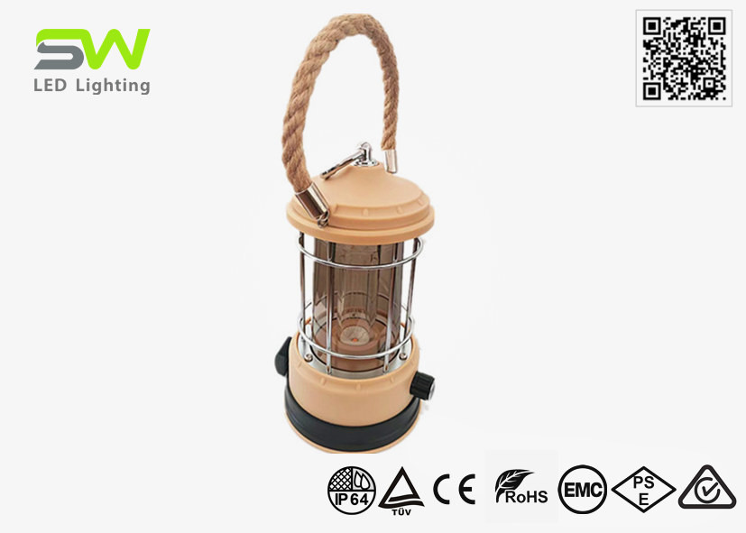 China Vintage Rechargeable Led Camping Lantern Lights For Tents Table Decoration factory