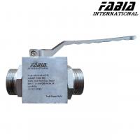 Quality FABIA Manual High Pressure Two Way Internal Tooth Ball Valve for sale