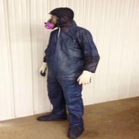 Quality 20gsm To 90gsm PPES Disposable Coveralls Suits S / M / L / XL for sale