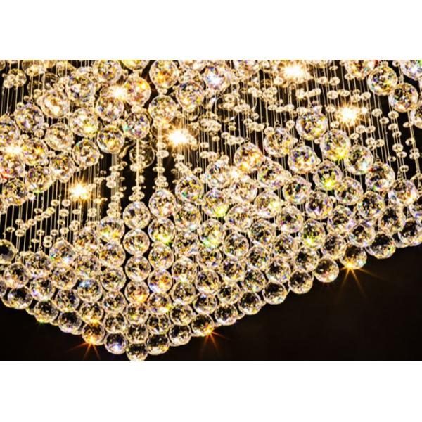 Quality Modern fashion K9 crystal dining room GU10 led lustre crystal drop lamp for sale