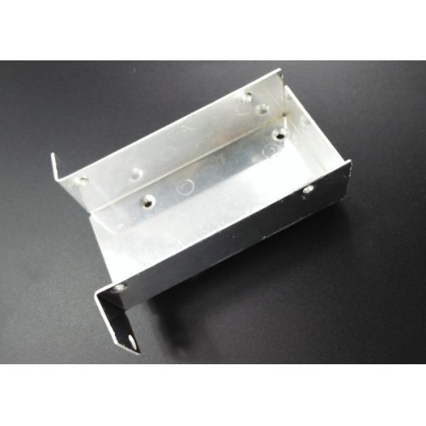 Quality 85 X 45 X 25 mm Silver Electrical Socket Box AL6063 Oxidation Stamping Aluminum Parts for sale