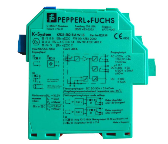 Quality SIL 2 KFD2-SR2-EX1.W.LB Pepperl Fuchs Isolated Switch Amplifier for sale