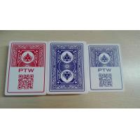 China Invisible Playing Cards / Invisible Barcodes Markings On PTW factory