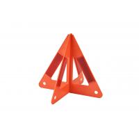 China Orange Color Car Reflective Triangle Light And Handy 26 Cm Side Length factory