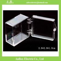 China Display Gifts Jewelry 4x4 PC Clear Plastic Enclosure Box factory