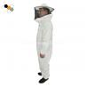 China Breathable White Brown Cotton Agricultural Beekeeper Coveralls factory
