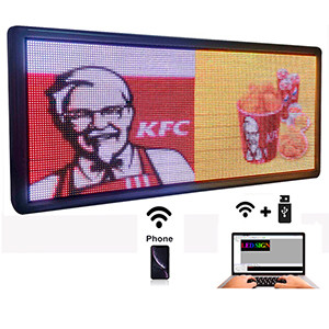 Quality IP20 Waterproof Programmable Scrolling LED Signs , 5mm LED Scrolling Message for sale