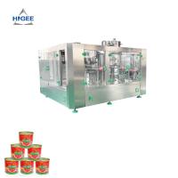 China Sauce bottles plastic jam paste filling and capping machine with labeling machine japanese white sauce factory