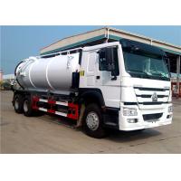 china Vacuum Sewage Tanker Truck Trailer 10 Wheels 16000L For Sinotruk HOWO