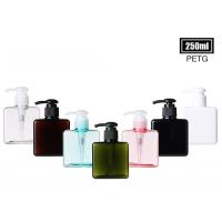 China Seven Options Cosmetic Lotion Bottles , PETG Material Plastic Pump Bottle 250ml factory