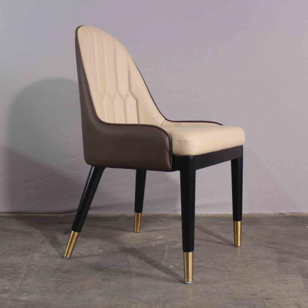 Quality Modern Simple Armchair Nordic Solid Wood Dining Chair With Arms Leisure OEM for sale
