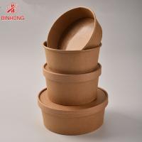 Quality Biodegradable Logo Printing 12oz Disposable Paper Containers for sale