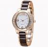 China OEM fashion wrist watch with ceramic watch band, ladies' quartz watch ,Ladies Jewelry Watch factory
