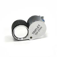 China 15X Magnification Triplet Jewelry Loupe Magnifier Loupe Diamond Magnifier Tool factory