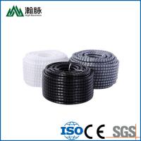 China Protective Plastic Corrugated Pipe PP Flame Retardant Threaded Nylon Cable Sleeve factory